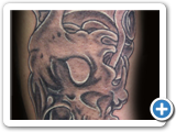 skull n tube tat2 by studio